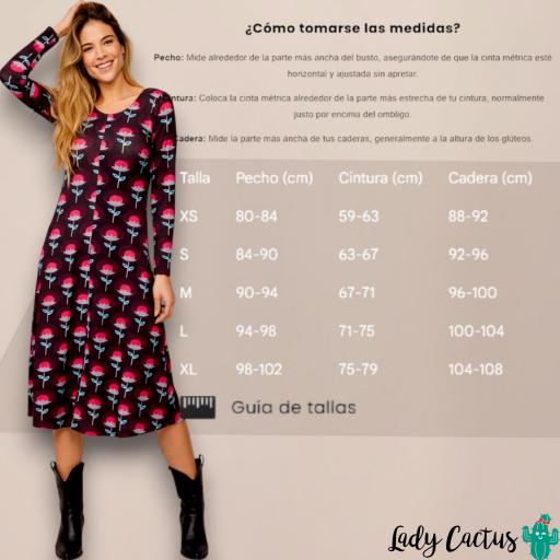 Vestido Largo Pino Flor Rosa Smile [5]