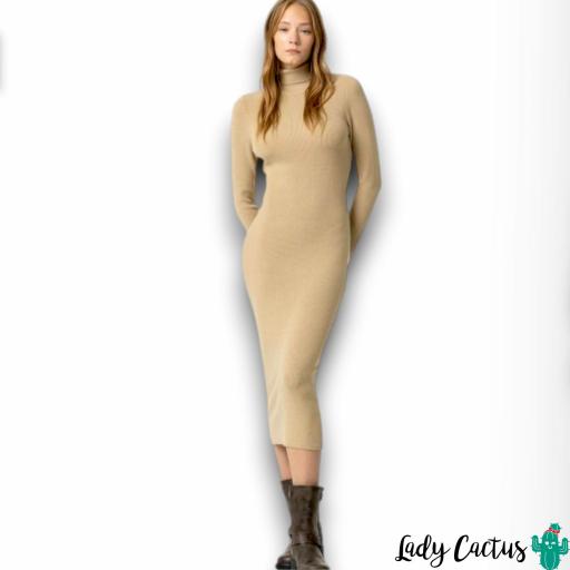 Vestido Tiffosi Chloe Beige [1]