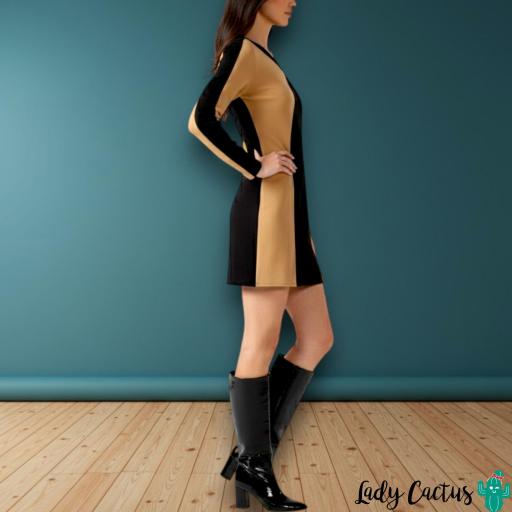 Vestido Camel de Minueto [4]