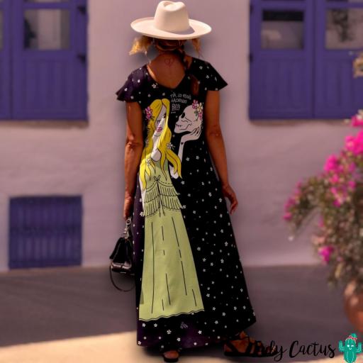 Vestido Largo "Haciendo Bien" de Aire Retro [2]