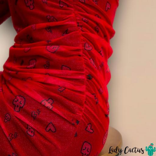 Vestido rojo "Sara" de Aire Retro [5]