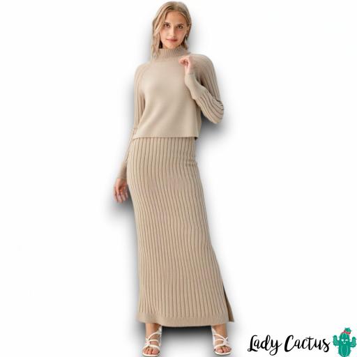 Vestido Tiffosi Titania Beige