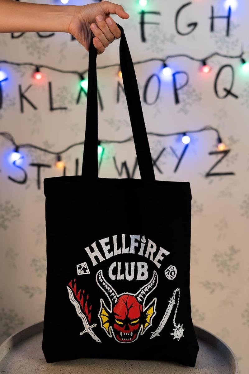 tote bag hellfire club stranger things