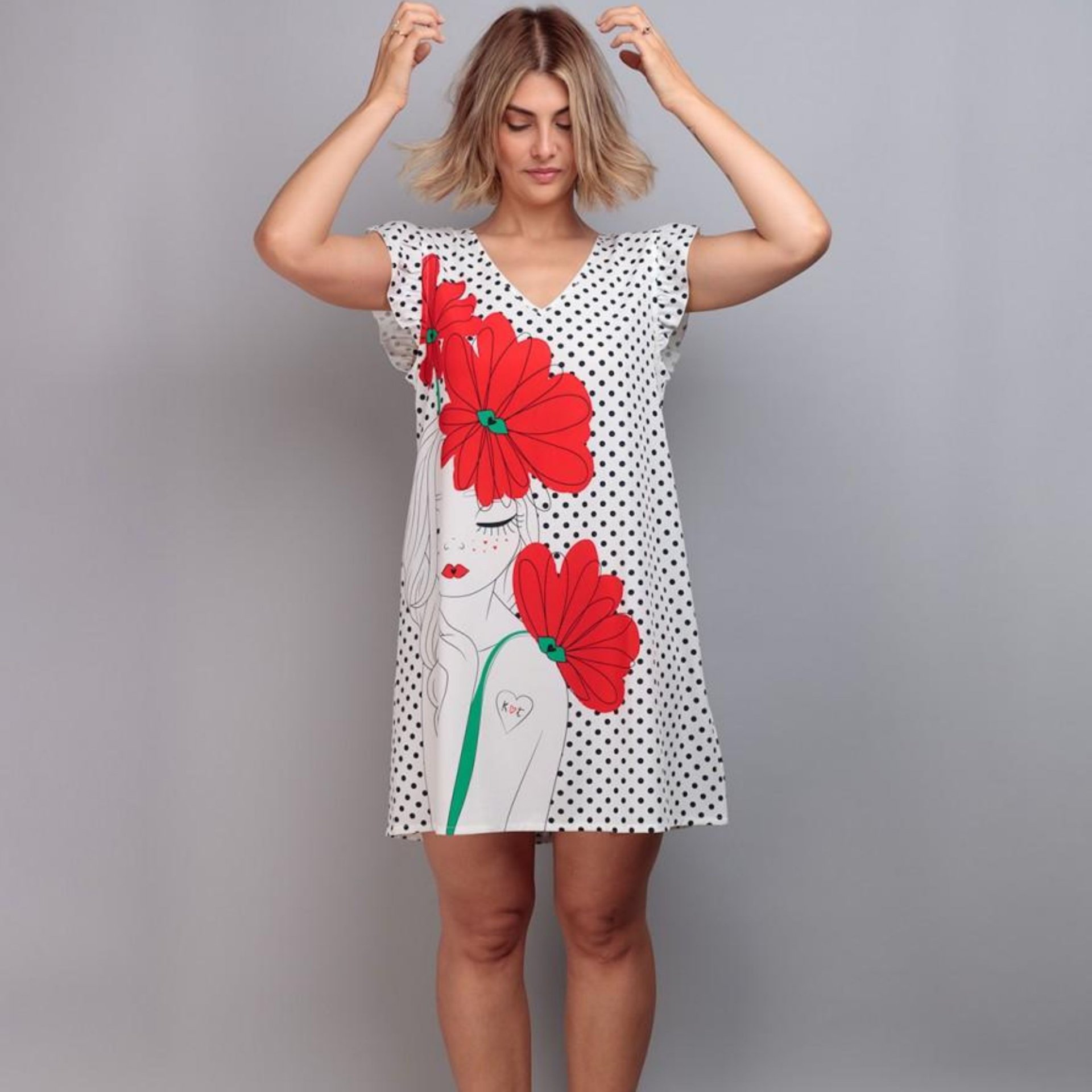 lady cactus vestido-tulipanes-keep-and-trendy