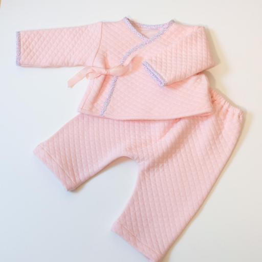 Ensemble bebe fille - Rose