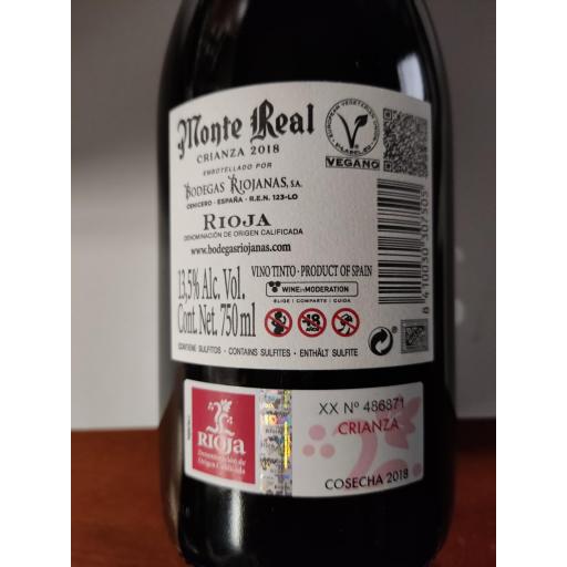 Vino Tinto Monte Real Crianza  D.O. Rioja [1]