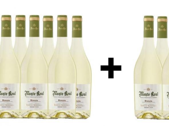 8 Botellas de Vino Blanco MONTE REAL + 4 de REGALO [0]