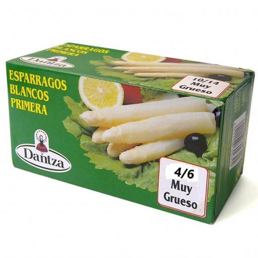 Esparrago Nacional DANTZA 1ª 4/6 Frutos lata kilo Extra Grueso [0]