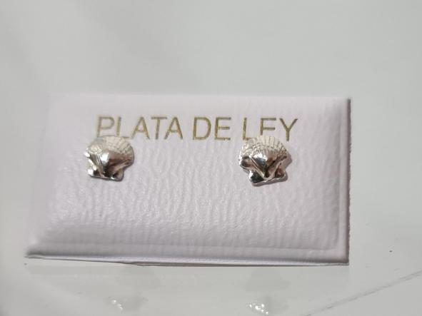 Pendientes Tuerca Concha