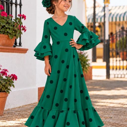 Vestido de Flamenca Infantil Alma de Lunares | Baile [2]