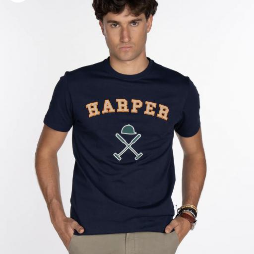 CAMISETA RETRO NAVY BLUE