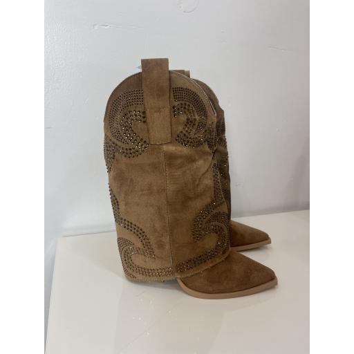 Bota Texas camel