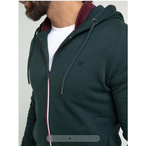 Sudadera Williot con Cremallera Verde Botella [2]