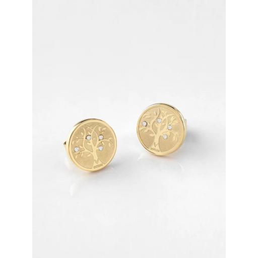 Pendientes «talismania» dorado