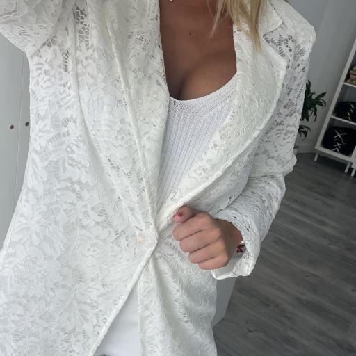 Blazer Encaje blanco [1]