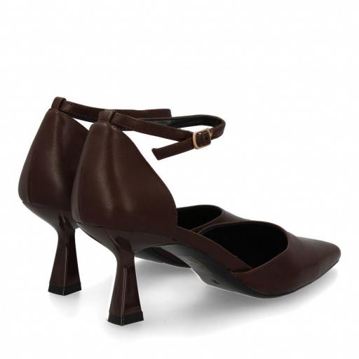 Zapato Mujer  tacón salón Uleh Marrón [1]