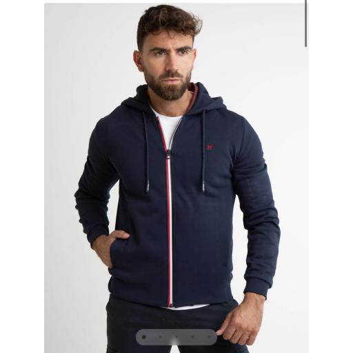 Sudadera Williot con Cremallera Marino