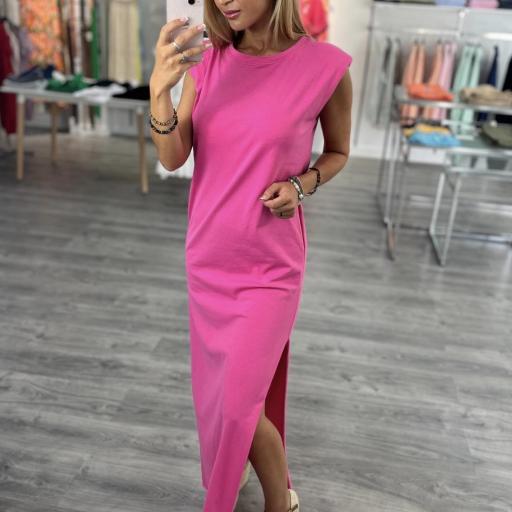 Vestido Silvia fucsia