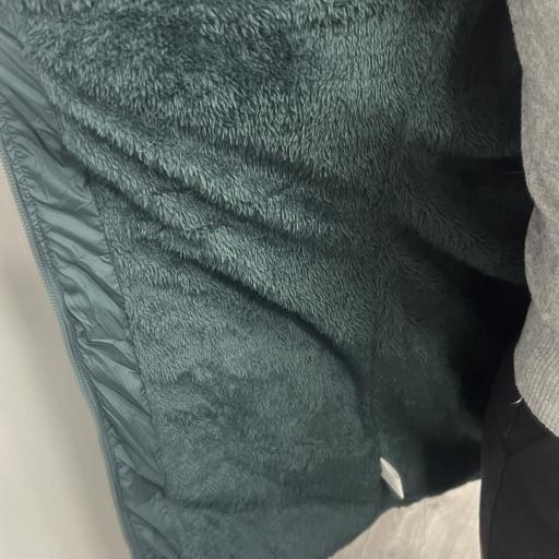 Abrigo Acolchado Verde Mujer con Capucha y Forro Interior [1]