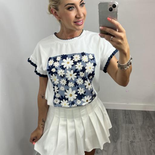 Camiseta Manga Corta Mujer Margaret