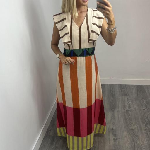 Vestido Mujer Midi Glace