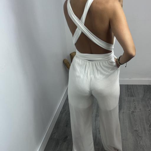 Mono Mujer Largo Multiposición Blanco [2]
