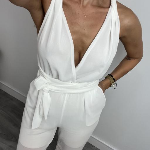 Mono Mujer Largo Multiposición Blanco [1]
