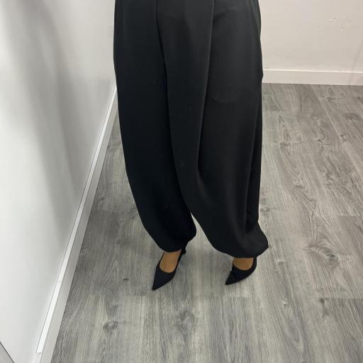 Pantalón Ballon mujer bombacho negro [2]