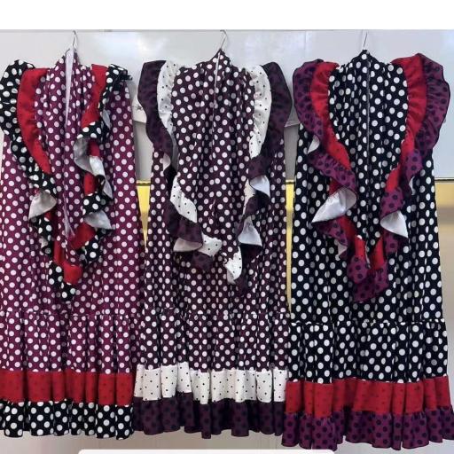 Falda Rociera con Pico Flamenco de Lunares | Mälika [3]