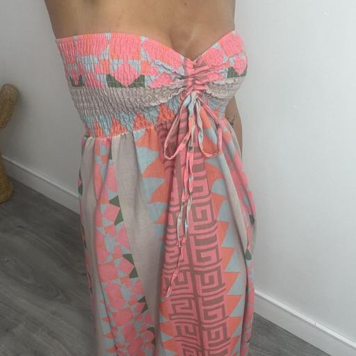 Vestido Mujer Largo Indira Coral [1]