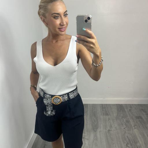 Top Mujer  Tirantes Hera Blanco