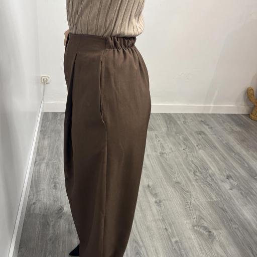 Pantalón Ballon mujer bombacho Marrón  [2]