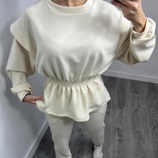 Conjunto mujer cómodo Oxford Beige [1]