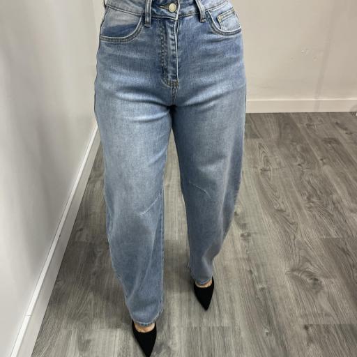 Pantalón Vaquero Balloon Elástico Mujer [2]