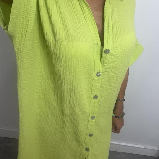 “Vestido Camisero  largo estampado talla grande hasta la 50. Casual chic” [1]