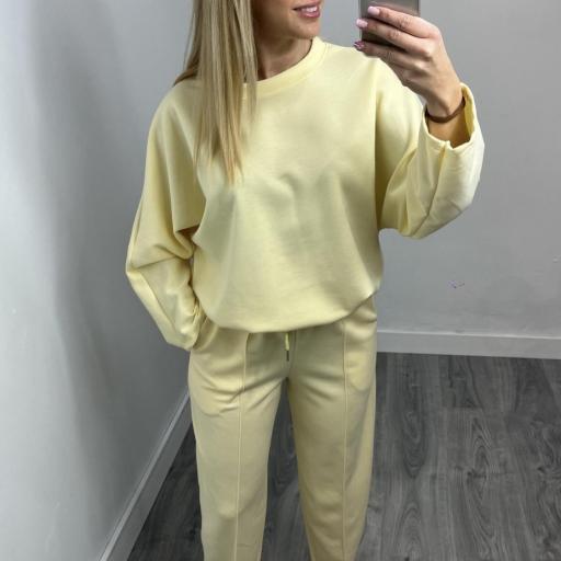 Conjunto Mujer Casual Ares Amarillo