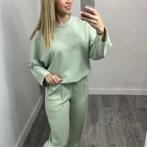 Conjunto Mujer Casual Ares Verde Agua