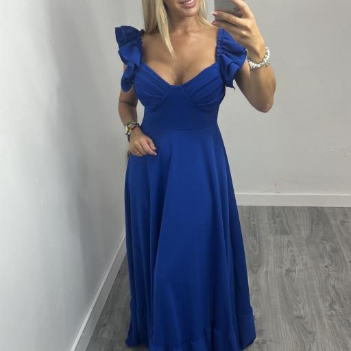 Vestido  Bata Rociera Mujer Fiesta Largo  Volante Rocío