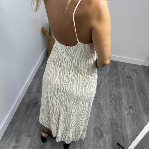Vestido Midi Animal Print NOVA beige [2]