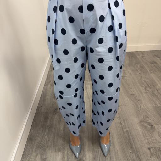 Pantalón Balloon Lunares Azul Celeste –Tendencia  [1]