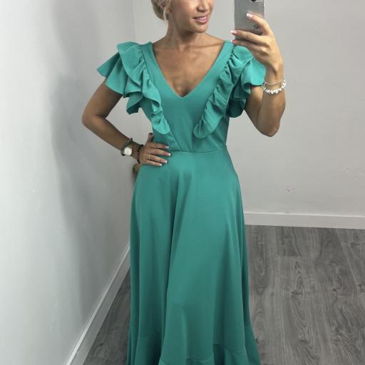 Bata rociera  con volantes elegante  Cayen 