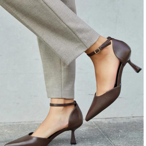 Zapato Mujer  tacón salón Uleh Marrón