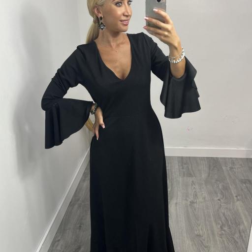  Vestido Bata Rociera Mujer Triana Flamenca