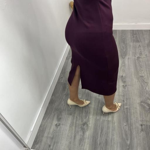 Vestido Mujer Midi Luzie Burdeos [1]