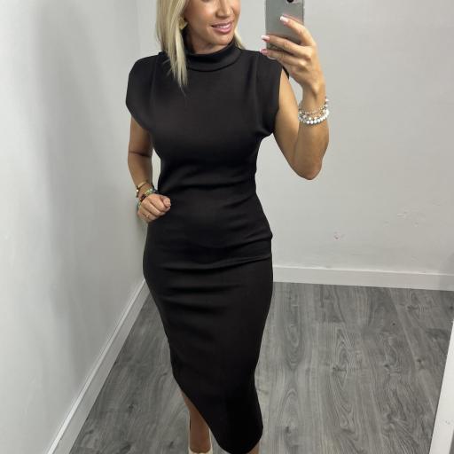 Vestido Mujer Midi Luzie Marrón