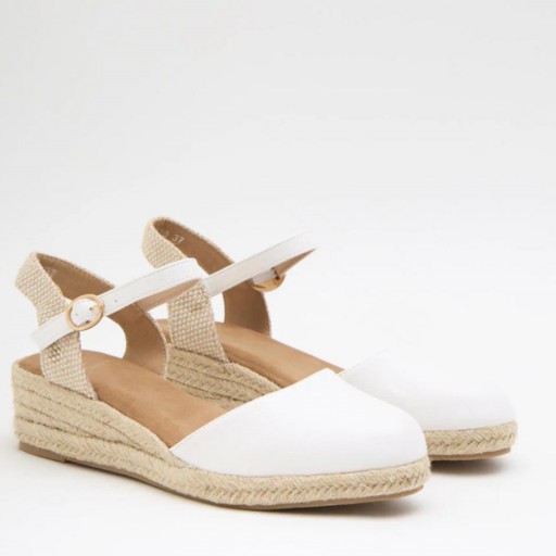 Cuñas con Plataforma cómodas Jare Blanco [1]