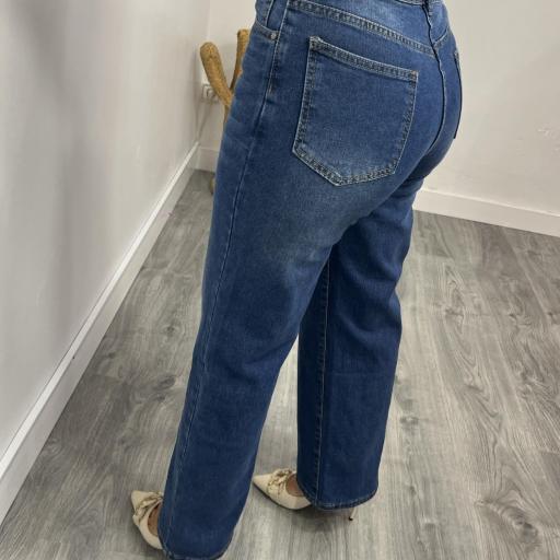 Pantalón Vaquero Mujer Corte Recto [0]