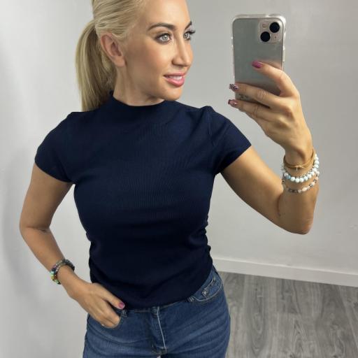 Top básico de mujer Punto marino