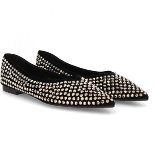 Bailarinas elegantes con brillantes Negro