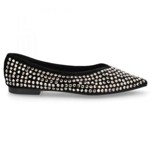 Bailarinas elegantes con brillantes Negro [1]